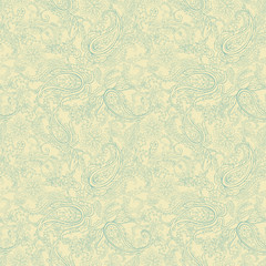 Ornate damask background. Paisley seamless pattern
