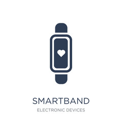 Smartband icon. Trendy flat vector Smartband icon on white backg
