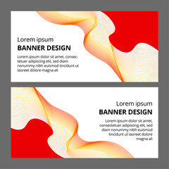 Abstract Modern Banner Background Design Vector Template