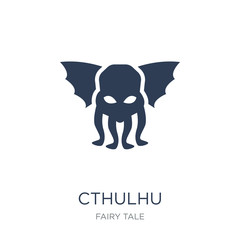 Cthulhu icon. Trendy flat vector Cthulhu icon on white background from Fairy Tale collection