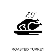 Roasted turkey icon. Roasted turkey symbol design from United states of america collection.