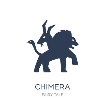 Chimera icon. Trendy flat vector Chimera icon on white background from Fairy Tale collection