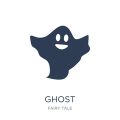 Ghost icon. Trendy flat vector Ghost icon on white background from Fairy Tale collection