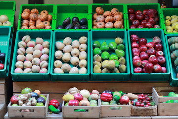 many box plastic fruits