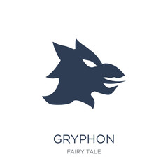 Gryphon icon. Trendy flat vector Gryphon icon on white background from Fairy Tale collection