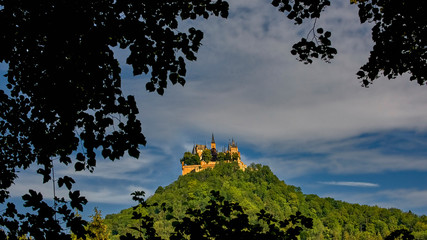 Hohenzollern Castle, Germany - the seat of the former ruling German Hohenzollern dynasty from Swabia © janmiko