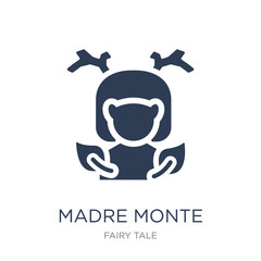 Madre monte icon. Trendy flat vector Madre monte icon on white background from Fairy Tale collection