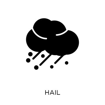 Hail icon. Hail symbol design from Winter collection.