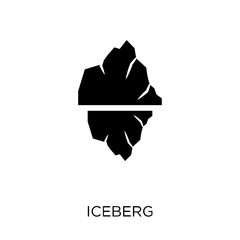 Iceberg icon. Iceberg symbol design from Winter collection.