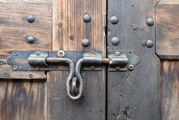 Fototapeta premium old wooden door