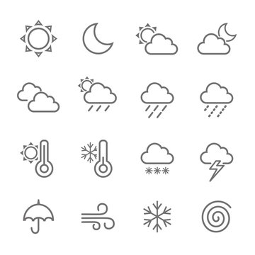 Weather  icon set