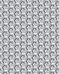 Honeycomb seamless pattern, polygonal mosaic abstract geometry background. Used for creative design templates