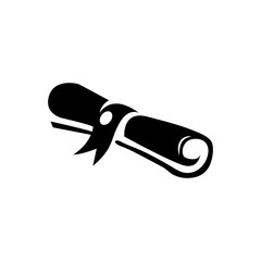 graduation hat  logo icon design template vector