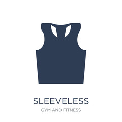 Sleeveless icon. Trendy flat vector Sleeveless icon on white background from Gym and fitness collection