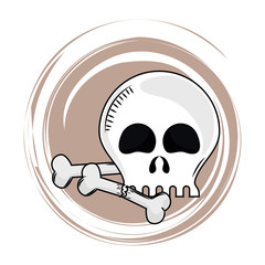 Halloween scary cartoon