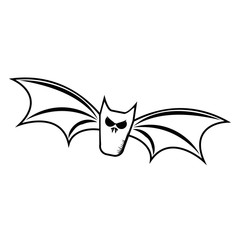 Halloween scary cartoon