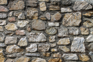 Stone wall texture.