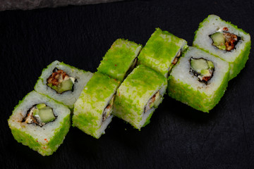 Japanese roll with eel