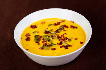 Pumpkin cream soup
