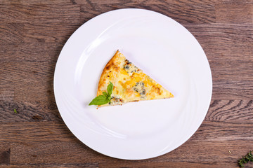 Four cheese pizza