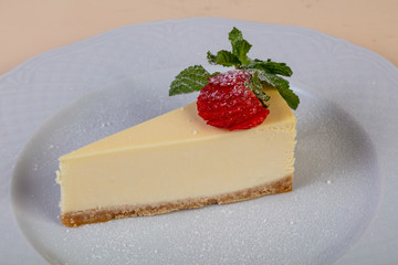 Cheesecake with strawberry