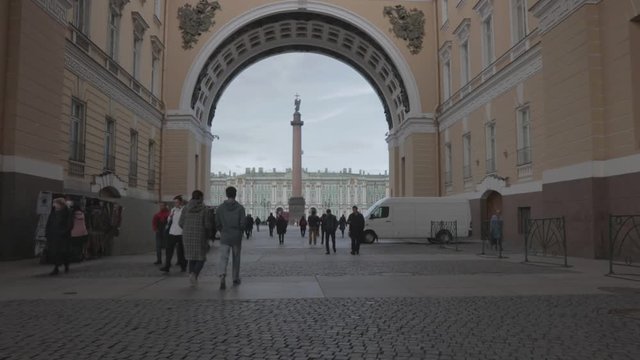 Time lapse. HD. Saint Petersburg Cinestyle profile
