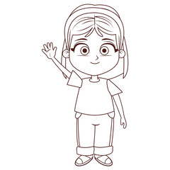 Girl children cartoon