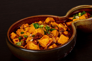 Fried spicy tofu
