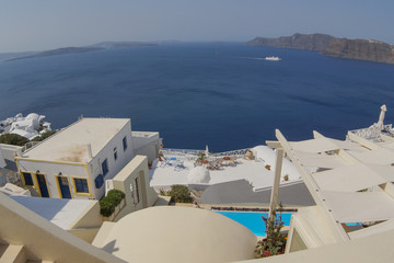 Obraz premium Urocze widoki na Santorini
