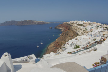 Fototapeta na wymiar Charming views of Santorini