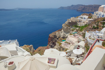 Charming views of Santorini