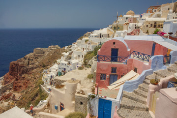 Charming views of Santorini