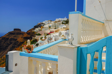 Charming views of Santorini