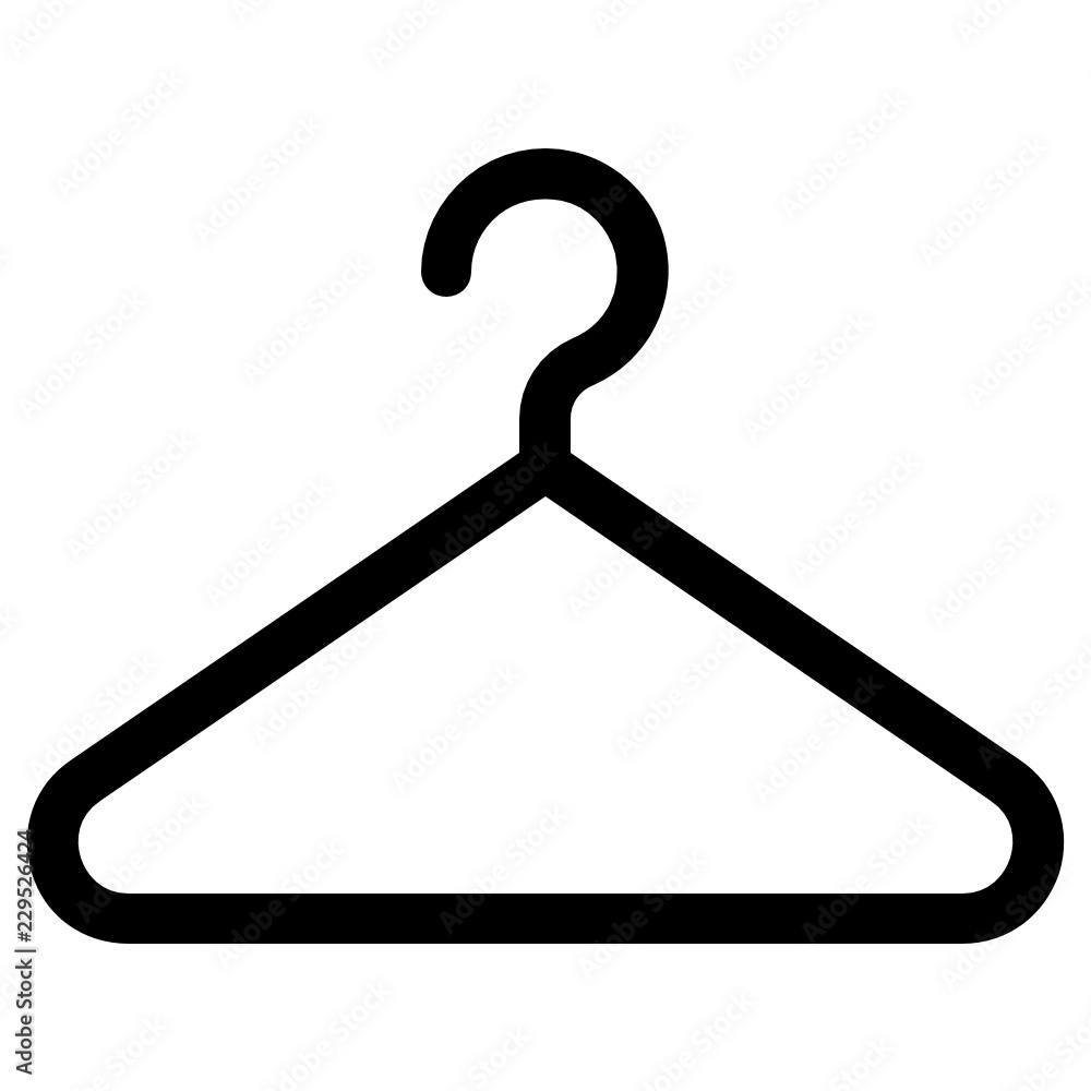 Wall mural Hanger Vector Icon