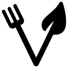 Vegan Vector Icon