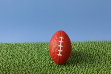 small rugby football for kid on artificial grass,plastic,game