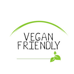 Vegan friendly label and high quality product badges. Bio Home made food Organic product Pure healthy Eco food organic, bio and natural product icon. Emblems for cafe, packaging etc. Vector