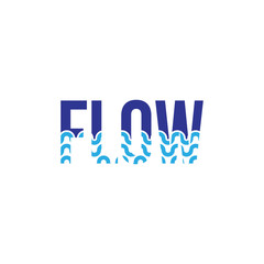 FLOW logo design