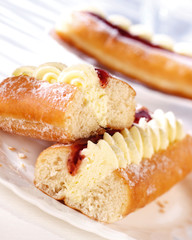 JAM & CREAM DOUGHNUTS