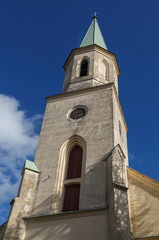 Fototapeta na wymiar Church in Kuldiga.