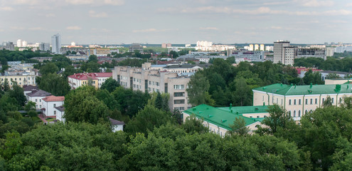 Obraz premium Kazan view of the city from the top.