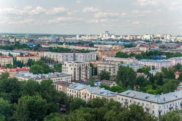Fototapeta na wymiar Kazan view of the city from the top.