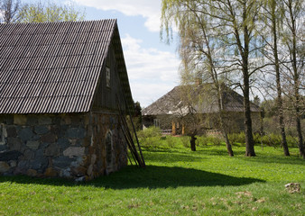 House on countryside.