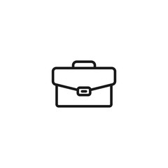 business briefcase line icon