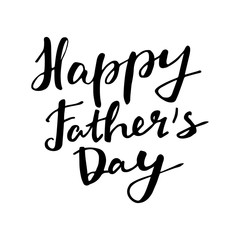 Father's day hand lettering design.