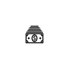 a bundle of dollars icon