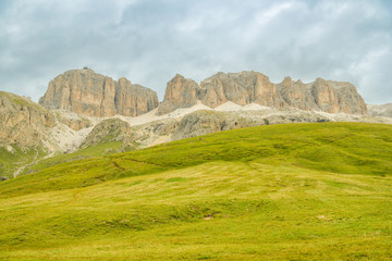 Sella group massif, part of Italian Dolomites