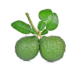 Naklejka premium bergamot isolated on white background