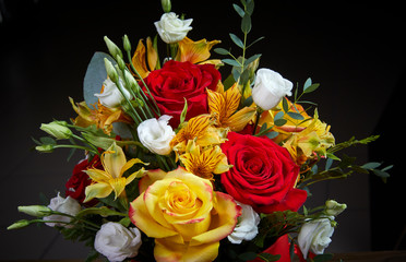 nice bouquet of flowers