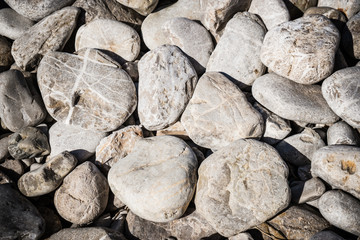 Gray stone background. pebble stones abstract texture